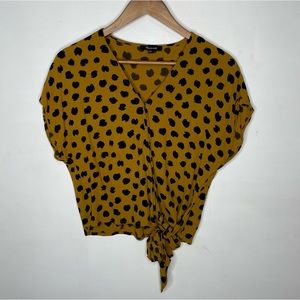 Madewell viscose  wrap top